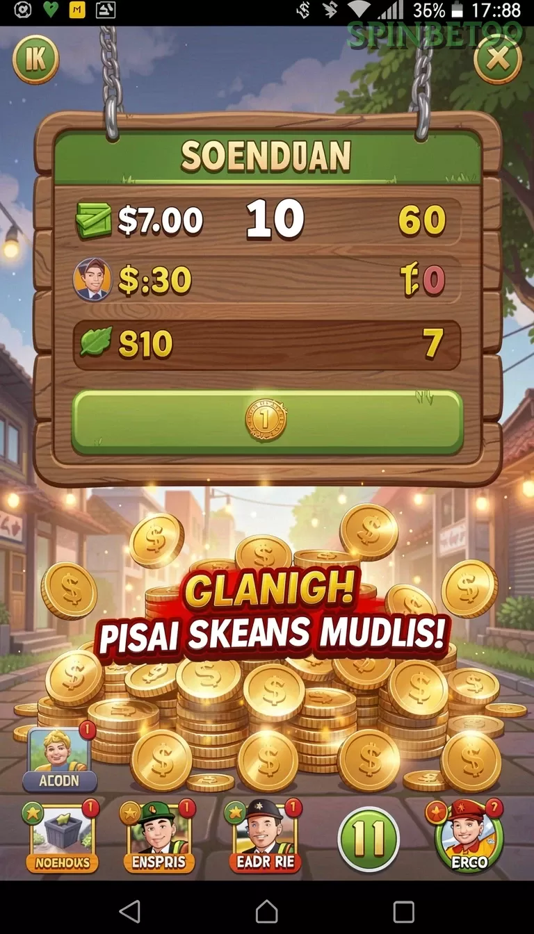 Galeri pratinjau visual spinbet99 build APK resmi terbaru